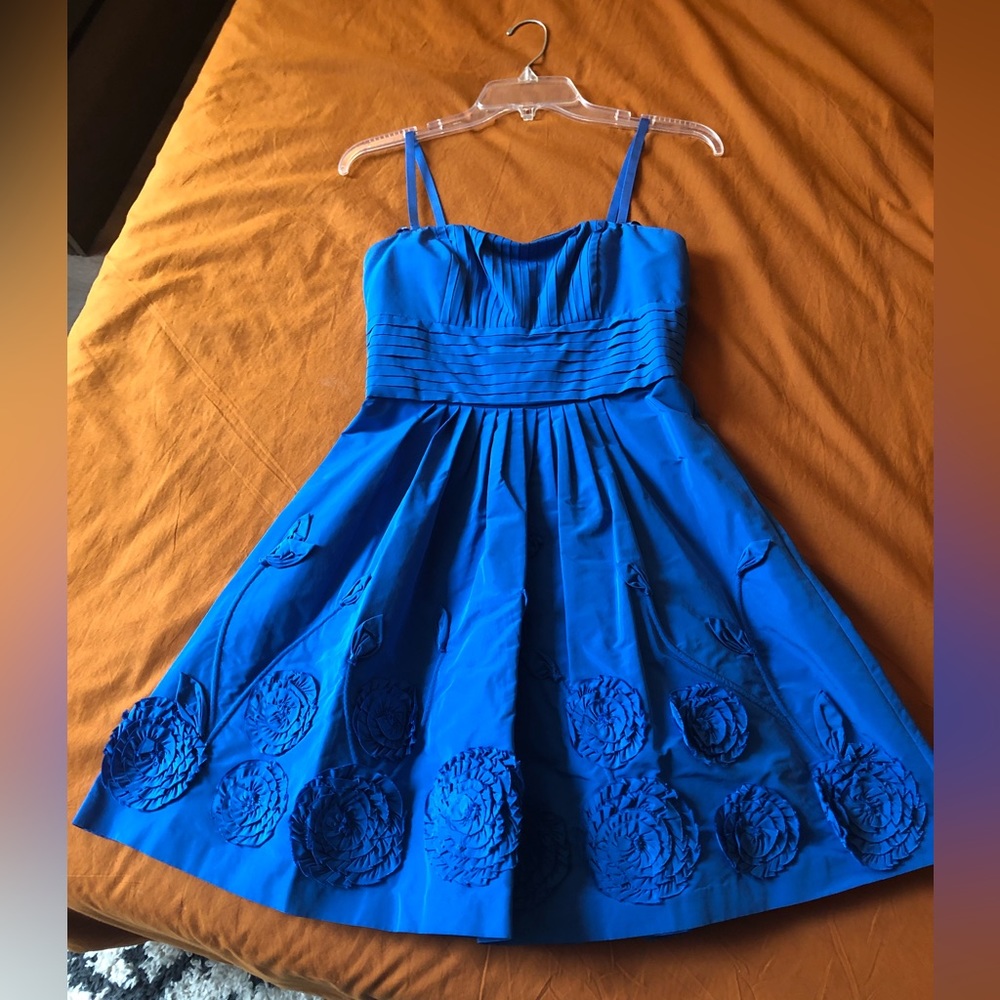 Blue BCBG MAXAZRIA Dress, Womens size 2, with Removable Straps